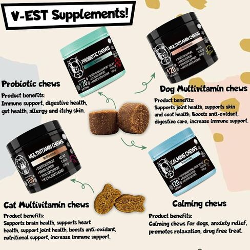 Cat Supplements - Lysine for Cats - Cat Supplements & Vitamins- Cat Immune Support, Digestive Support - Sneezing Relief - Lysine Cat Treats - Cat Vitamins for Indoor Cats - Cat Health Supplies in Saudi Arabia
