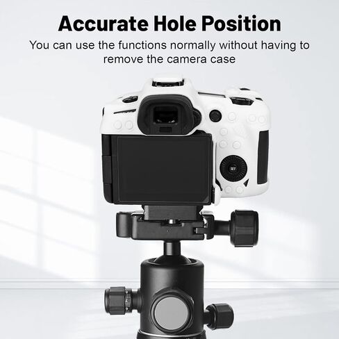 Easy Hood Camera Case for Canon EOS R5C Mirrorless Camera, Anti-Scratch Soft Silicone Rubber Case Protective Body Housing Protector Skin Cover-Black in Kuwait