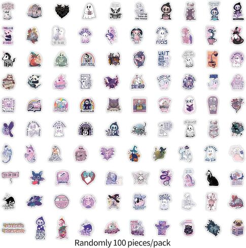 100 Pcs Lavender Stickers Aesthetic Stickers for Kids Girls Teens Funny Stickers Water Bottle Stickers Flower Stickers Purple Stickers Aesthetic in Saudi Arabia