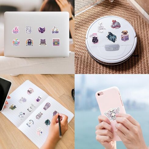 100 Pcs Lavender Stickers Aesthetic Stickers for Kids Girls Teens Funny Stickers Water Bottle Stickers Flower Stickers Purple Stickers Aesthetic in Saudi Arabia