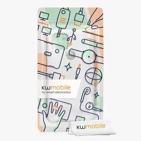 kwmobile Case Compatible with Google Pixel 5 Case - TPU Silicone Phone Cover with Soft Finish - White Matte in Saudi Arabia