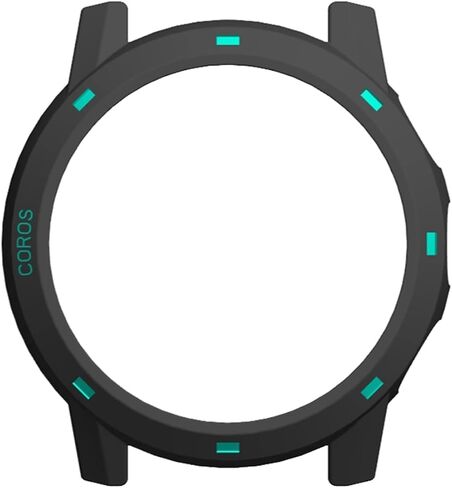 مناسب لغطاء حافظة COROS Apex Pro 2، غطاء حماية متين مقاوم للصدمات وإطار واقي من الصدمات لساعة COROS Apex Pro 2 الذكية (أسود) in Kuwait