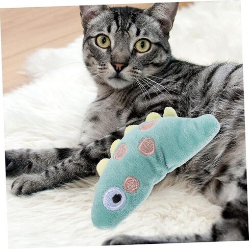 3Pcs Interactive Catnip Plush Toy for Cats - Cat Chew Toy, Cat Exercise Toy, Catnip Filled, Cat Biting and Playing Toy, Cat Care and Teasing Toy for Indoor Cats in Kuwait