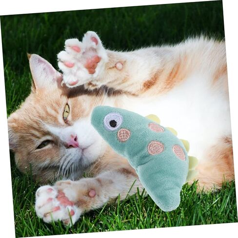 3Pcs Interactive Catnip Plush Toy for Cats - Cat Chew Toy, Cat Exercise Toy, Catnip Filled, Cat Biting and Playing Toy, Cat Care and Teasing Toy for Indoor Cats in Kuwait