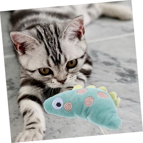 3Pcs Interactive Catnip Plush Toy for Cats - Cat Chew Toy, Cat Exercise Toy, Catnip Filled, Cat Biting and Playing Toy, Cat Care and Teasing Toy for Indoor Cats in Kuwait