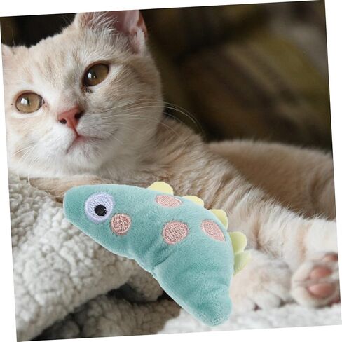 3Pcs Interactive Catnip Plush Toy for Cats - Cat Chew Toy, Cat Exercise Toy, Catnip Filled, Cat Biting and Playing Toy, Cat Care and Teasing Toy for Indoor Cats in Kuwait