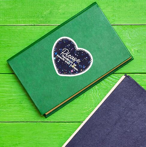 6 PCS Sensory Stickers Dark Blue Heart Cute Vinyl Waterproof Stickers for Laptop Computer Water Bottle Gifts for Romantic Please Hesitate to Reach Out to Me Decals in Saudi Arabia