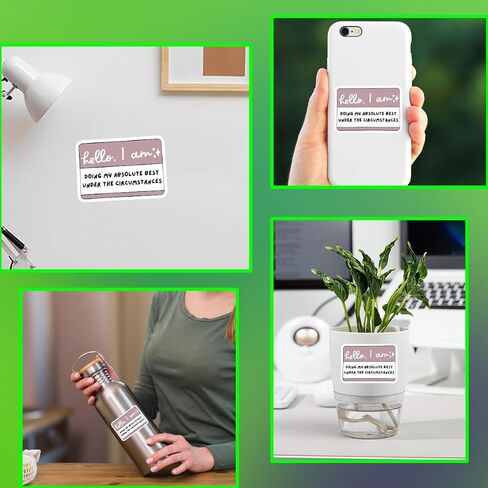6 PCS Sensory Stickers Dark Blue Heart Cute Vinyl Waterproof Stickers for Laptop Computer Water Bottle Gifts for Romantic Please Hesitate to Reach Out to Me Decals in Saudi Arabia