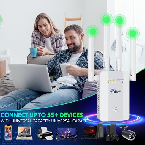2024 معزز الإنترنت للمنزل، مكرر الإنترنت اللاسلكي، أحدث نقطة وصول أسرع 6 مرات، إعداد بنقرة واحدة in Saudi Arabia