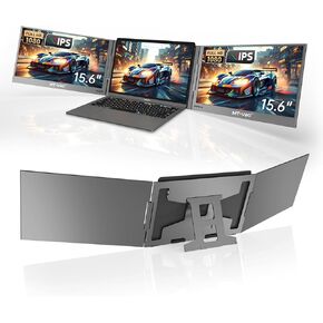 MT-VIKI Laptop Screen Extender | 15.6 inch | Only One USB-C Cable | for Win/Mac (M1,M2, M3) | FHD 1080P | 360°