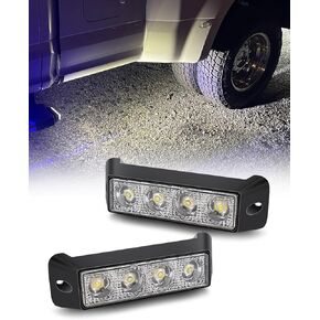 5.5Inch LED Light Bar, 12W Flush Mount LED Pods Off Road LED Work Light Driving Lights Backup Lights for Motorcycle Boat Cabin Truck, 2PCS