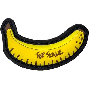 Tactical Banana for Scale PVC Morale Patch | Hook & Loop Backing
