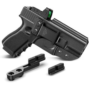IWB Kydex Holster Compatible with Glock 19(Gen1/2/3/4/5), 19X, 25, 44, 45(Gen1-5), 23, 32(Gen3-4), Concealed Carry Holster, Gun Holster Accessories for Appendix Inside Waistband(Only Right Hand Draw)
