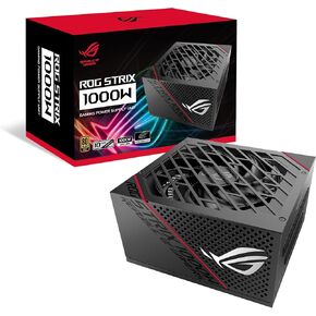 إصدار ASUS ROG Strix 1000W Gold Aura (مصدر طاقة معياري بالكامل، معتمد من 80+ ذهبي، ATX 3.0، شهادة Cybenetics Lambda A+، PCIe Gen 5.0 جاهز، مروحة Axial-tech، Aura Sync، ضمان لمدة 10 سنوات) in Kuwait