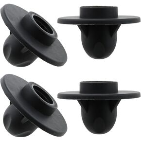 4PCS 14mm Tube Diameter Black Camping Chair Foot Cover Plastic Anti Sag Flying Saucer Foot Cover Camping Chair Foot Accessory for Outdoor Folding Chair