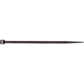 Morris Products Ultraviolet Black Nylon Cable Ties – 3 Inch Length –Heavy Duty, 18-Pound Tensile Strength – 0.71 Max Bundle Diameter - Cable Organization– UV Safe, UL Approved – Pack of 100