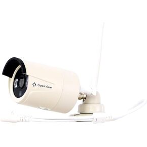 [New Upgrade] Crystal Vision CVT-20WB 3MP Wireless HD Camera Add-on/Replacement (Button Type) for CVT804A/CVT808A/CVT808N
