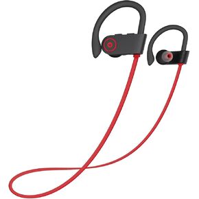 U8 Wireless Earbuds Bluetooth Sport Headphones IPX7 Waterproof Ear Buds Over Ear Earphones with Earhook and Mic for Running Workout Fittness