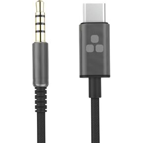 كابل Bolle & Raven USB-C Aux (من النوع C إلى 3.5 مم) سلك USBC متين وخالي من التشابك إلى ذكر مساعد 3.5 مم (وصلة صوتية لمقبس السيارة وسماعات الرأس ومكبرات الصوت) أسود in Kuwait