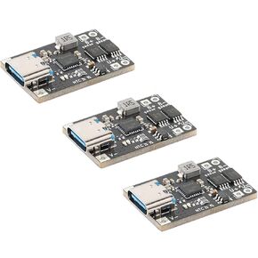 3Pcs BQ25606 3A Lithium Battery Charging Module Type C 4.5-12V 3.7V Charging Protection Integrated Power Module Board