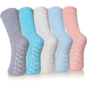 Eyean Womens Fuzzy Socks Soft Warm Fluffy Socks Winter Sleep Thermal Plush Casual Cozy Home Socks