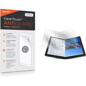 BoxWave Screen Protector for Lenovo ThinkPad X1 Fold (Screen Protector ClearTouch Anti-Glare (2-Pack), Anti-Fingerprint Matte Film Skin for Lenovo ThinkPad X1 Fold