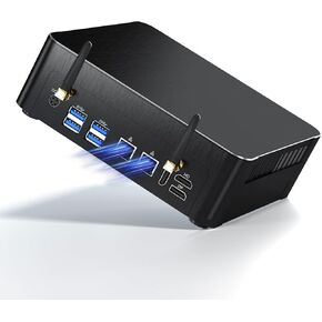 Mini PC i9, Small Desktop Computer Core i9-9880H, Upto 4.8GHz, Windows 11 Pro, 32G RAM, 1T NVME SSD, Triple Display 4K@60Hz, HDMI/DP, Dual 2.5G LAN, USB-C, WiFi 6E, BT 5.3, VESA, 4G Module