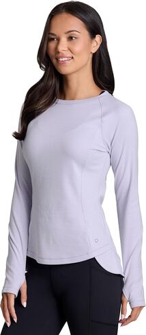 Avalanche Women's Long Sleeve Tee Everyday Soft Lightweight Hiking Running Top in Kuwait