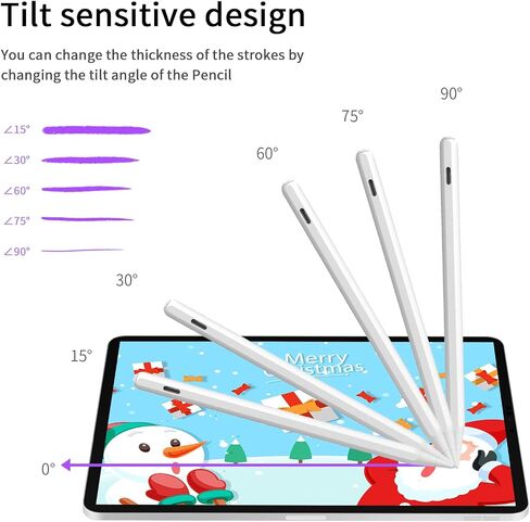 Stylus Pen for Apple iPad Air Pencil 5th/4th/3rd Generation. - Pen for iPad Air 2024 M2 Gen Palm Rejection for Apple iPad Pencil Compatible 2018-2024, iPad Mini 6th 5th, iPad Pro 11/12.9/13-inch in Saudi Arabia