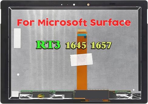استبدال الشاشة لجهاز Microsoft Surface RT3 1645 1657 RT3 10.8 بوصة LCD LED مجموعة المحولات الرقمية لشاشة تعمل باللمس (ليس لـ Surface Pro 3) in Saudi Arabia