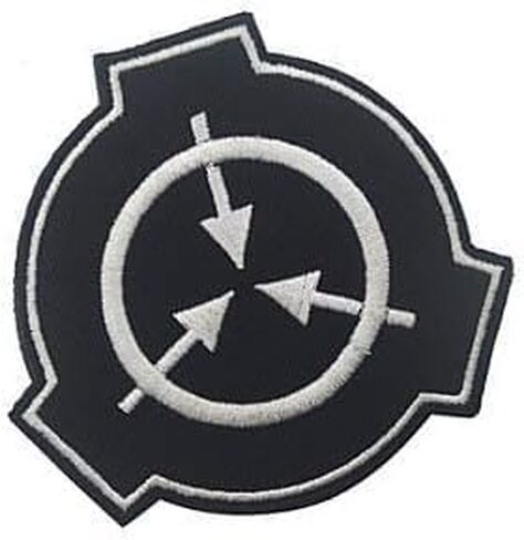 Black Foundation Special Containment Procedures Foundation Logo Military Hook Loop Tactics Morale Embroidered Patch Tactical Bags and Packs in Saudi Arabia