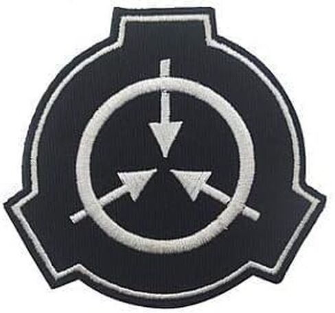 Black Foundation Special Containment Procedures Foundation Logo Military Hook Loop Tactics Morale Embroidered Patch Tactical Bags and Packs in Saudi Arabia