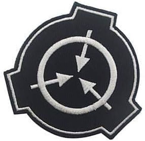 Black Foundation Special Containment Procedures Foundation Logo Military Hook Loop Tactics Morale Embroidered Patch Tactical Bags and Packs in Saudi Arabia
