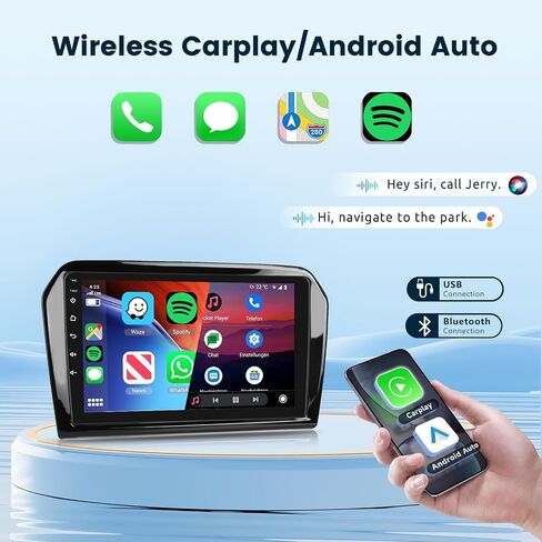 2G+64G Car Radio Stereo for Volkswagen Jetta 2013 2014 2015 2016 2017 with Wireless CarPlay Android Auto, 9 Inch Android 13 Touch Screen Head Unit, GPS Navigation WiFi Bluetooth SWC HD Camera in Saudi Arabia