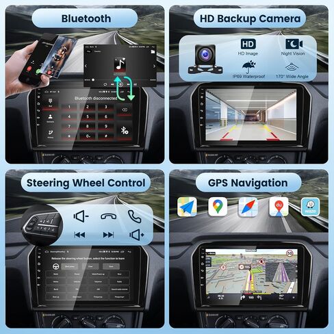 2G+64G Car Radio Stereo for Volkswagen Jetta 2013 2014 2015 2016 2017 with Wireless CarPlay Android Auto, 9 Inch Android 13 Touch Screen Head Unit, GPS Navigation WiFi Bluetooth SWC HD Camera in Saudi Arabia