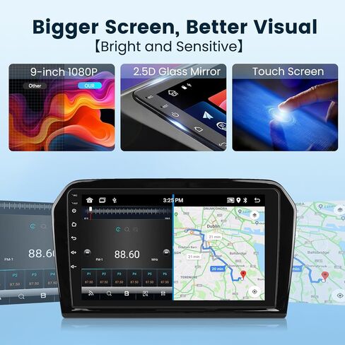2G+64G Car Radio Stereo for Volkswagen Jetta 2013 2014 2015 2016 2017 with Wireless CarPlay Android Auto, 9 Inch Android 13 Touch Screen Head Unit, GPS Navigation WiFi Bluetooth SWC HD Camera in Saudi Arabia