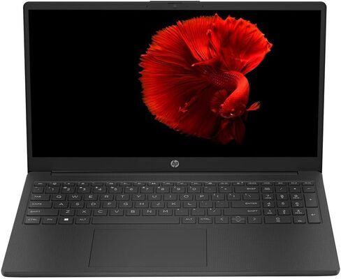 كمبيوتر محمول HP Newest Essential مقاس 15.6 بوصة، معالج Inter N200 رباعي النواة، كمبيوتر محمول Windows 11، ذاكرة الوصول العشوائي 32 جيجابايت، سعة تخزين 384 جيجابايت (128 جيجابايت SSD + بطاقة SD 256 جيجابايت)، لوحة مفاتيح رقمية، مصراع خصوصية الكاميرا، سماع in Saudi Arabia