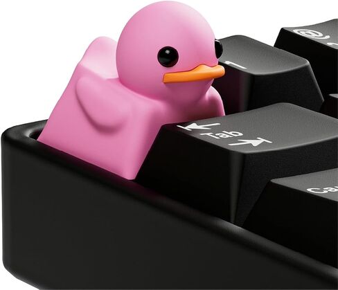 Duckeys Duck Keycap - ABS PVC Keycap Replacement Key, for MX Mechanical Keyboards, OEM Profile, Custom ESC Key Replacement Keycap - Green in Saudi Arabia