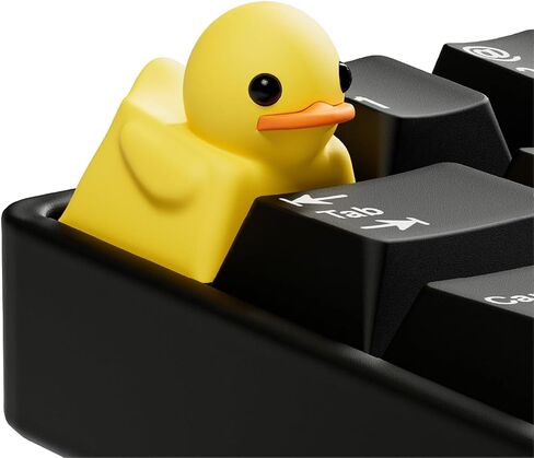 Duckeys Duck Keycap - ABS PVC Keycap Replacement Key, for MX Mechanical Keyboards, OEM Profile, Custom ESC Key Replacement Keycap - Green in Saudi Arabia