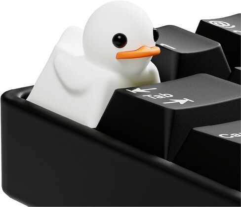 Duckeys Duck Keycap - ABS PVC Keycap Replacement Key, for MX Mechanical Keyboards, OEM Profile, Custom ESC Key Replacement Keycap - Green in Saudi Arabia