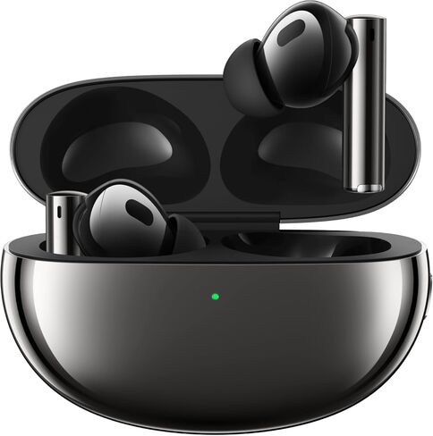 سماعات أذن Realme Buds Air 5 Pro True اللاسلكية، إلغاء الضوضاء النشط 50 ديسيبل، وقت تشغيل 40 ساعة، محركات مزدوجة، تعزيز جهير ديناميكي، 6 ميكروفون للمكالمات الواضحة، سماعات داخل الأذن، أسود نجمي in Saudi Arabia