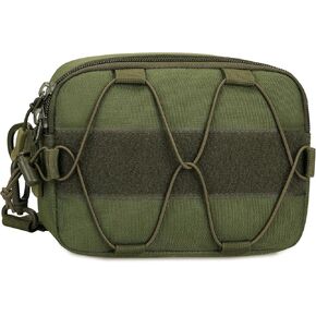Tactical Molle Admin Dump Pouch, Molle Pouches for Vest Utility EDC Pouch Bag Dual-Purpose Sub Abdominal Dangler Drop with Molle Loop Back Strap