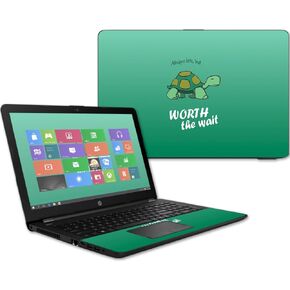غلاف MightySkins متوافق مع الكمبيوتر المحمول HP 15t مقاس 15.6 بوصة (2017) - السلحفاة المتأخرة | غطاء ملتف من الفينيل واقٍ ومتين وفريد ​​من نوعه | سهل التطبيق والإزالة وتغيير الأنماط | صنع في الولايات المتحدة الأمريكية