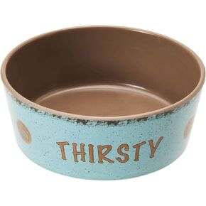 SPOT Unbreak-A-Bowlz Shatter Resistant Melamine Pet Bowls l Stoneware l Small, Multicolor