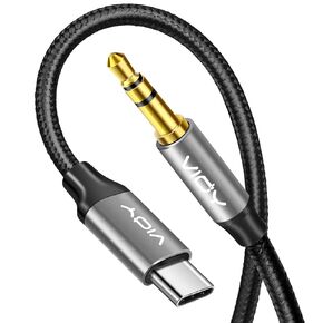 VIOY Aux to USB C 3.3 FT, Type C to 3.5 mm Male Audio Aux Jack Cable-USB C to Aux Male Headphone Car Stereo Cord Compatible with iPhone 15/15Plus/Pro/Pro Max, Galaxy S23 Ultra iPad Pro Air Pixel 7…