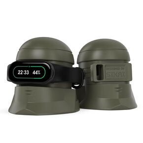 for Xiaomi Mi Band 8 Watch Stand Compatible with Xiaomi Mi Band 8 Only Charging Dock Helmet Shape Charger Holder Hard Silicone,Supports Nightstand Mode,Home/Office Use