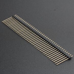 1x40 Pin 2.54mm Male Pin Header Connector Extra Tall Break Away Headers Long 21mm (Pack of 10)