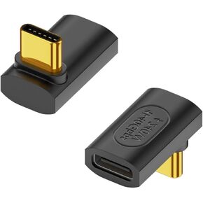 محول Duttek 240 واط USB C أنثى إلى أنثى، وصلة USB C 40 جيجابت في الثانية، شاشة فيديو 8K@60 هرتز للمحول، الكمبيوتر اللوحي، iPad، MacBook، Thunderbolt 4/3 (عبوتان) in Kuwait