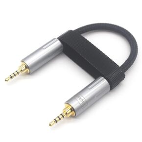 Youkamoo 2.5mm Aux Audio Cable, 2.5mm to 2.5mm Male to Male Connector Balanced Cable 10cm, 2.5mm TRRS 4 Pole