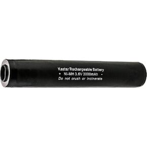Kastar Extended 3.6V 3000mAh Ni-MH Rechargeable Replacement Battery Stick for Streamlight Stinger DS, LED HP, XT, 75175 75375 75300 75500 75810 76000 76300, PolyStinger, Pelican M9, FL126 Flashlight
